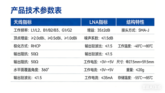 YC-LX7051 — внешняя спиральная антенна Samsung для семи диапазонов