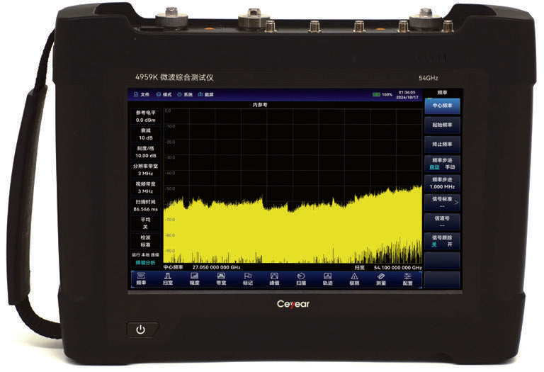 Ceyear 4959K 54 GHz microwave analyzer — representative configuration