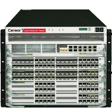 Ceyear 5201-X4 four-test-slot chassis, example configuration | YC-TI-NET-0001