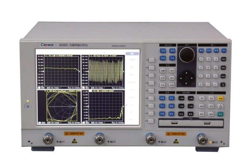 YC-TI-VNA-0004 | 3656D vector network analyzer, four-port configuration example